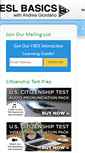 Mobile Screenshot of eslbasics.com